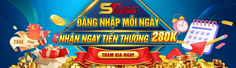 Đăng nhập mỗi ngày nhận 280k